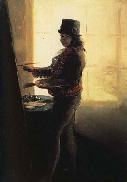 Francisco Goya Self-Portrait in the Studio Sweden oil painting art